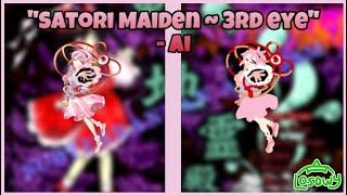 “Satori Maiden  3rd Eye” except AI continues the song touhou [upl. by Akinej]