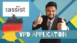 Uniassist  VPD Application step by step process All Documents  Study in Germany Masteringermany [upl. by Alburga]