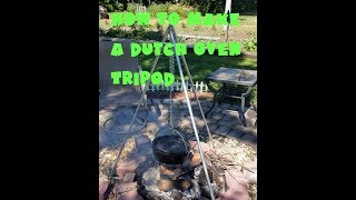 How To Make A Dutch Oven Tripod [upl. by Dewhirst]