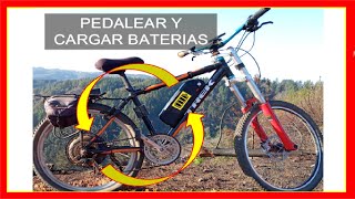 ¿y tu bici electrica puede cargar las baterias cuando vas pedalenado [upl. by Aztilay962]