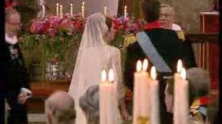 Frederik amp Mary of Denmarks Wedding  Departure from Church [upl. by Anippesuig]