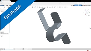 S1 Blechhalter  Sheet metal bracket  Onshape Sheet Metal Training [upl. by Bullion]