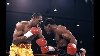 Iran Barkley vs Thomas Hearns 2 Highlights [upl. by Oicnanev]