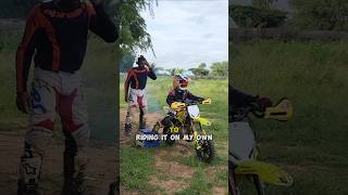 5yo learning fastest 50cc Motorcycle  5 ఏళ్ల మోటోక్రాస్ రేసర్  18  Jerry  Hyderabad motocross [upl. by Kcinemod]