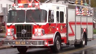 Cumru Township Fire Department Rescue Engine 42 amp Kenhorst Fire Company Engine 69 Responding [upl. by Secnarfyram306]