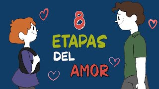 Las 8 ETAPAS de una RELACIÓN ROMÁNTICA [upl. by Lilllie]