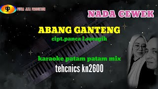 ABANG GANTENG  Karaoke patam patam mix  versi kn2600ciptpanca lsaragih [upl. by Brittain]