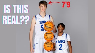 Who is Olivier Rioux The Tallest Basketball Player in the World [upl. by Aralk]