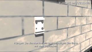 Montage und Einstellung der Markise EUROPE 2020  2050 [upl. by Bottali]