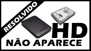 Meu HD não aparece e não é reconhecido pelo PC como resolver [upl. by Virg]