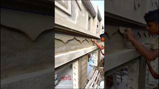 New Wall Corner Plaster Design 😲👌shortvideo construction plaster [upl. by Ssenav594]