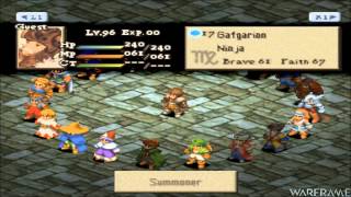 FFT  HOW TO Get Excalibur amp Ragnarok in Chapter 2 from Gafgarion [upl. by Allebasi]