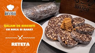 Cea mai delicioasa reteta de salam de biscuiti cu nuca si rahat [upl. by Howell]