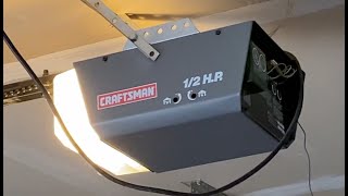 Replace Craftsman Control Board Garage Door Opener Not Working Opening or Closing with Remote Reset [upl. by Aramaj428]