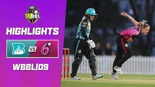 Brisbane Heat v Sydney Sixers  WBBL09 [upl. by Nila]