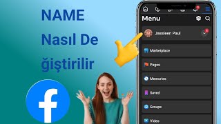 Facebookta İsim Nasıl Değiştirilir [upl. by Xonk]