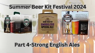 Nige and Anders Extraordinary Summer Beer Kit Festival 2024 Part 4 Strong English Ales [upl. by Katinka]