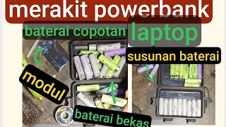 merakit powerbank 22 baterai 18650 [upl. by Nerreg843]