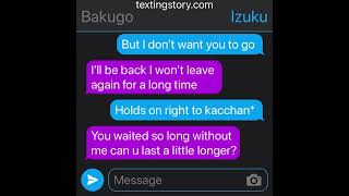 Bakudeku 🧡💚 texting story 13 no heat [upl. by Coheman796]