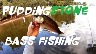 Fishing at Puddingstone Lake in California for Bass [upl. by Fernandez]