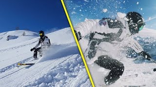 Ma première fois dans la Poudreuse  Ski Vlog [upl. by Parnas31]