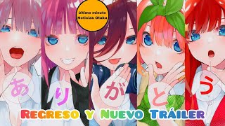 Nuevas imágenes y Tráiler de Gotobun no Hanayome Todo lo que necesitas saber anime otakus [upl. by Audy]