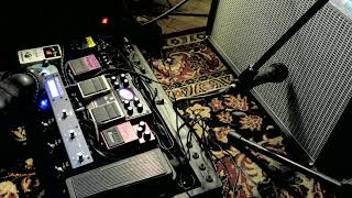 Musicom Lab EFX LEII pedalboard Jam Carry over [upl. by Katerine]