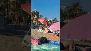 Playa Malagueta a full MÁLAGA Spain beach swim Sun sea 30 June 2024 Испания пляж море Малага загар [upl. by Drallim937]