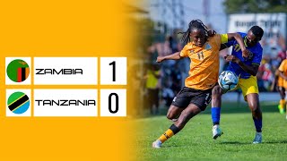 Zambia vs Tanzania  Womens Friendly Match 2023  Match Analysis [upl. by Nussbaum]