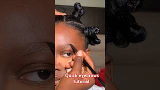 quick eyebrows tutorial 2024 check related video for more details makeup layefa honest bunch [upl. by Eilah]