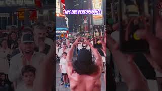 Live Performance  NYC  Times Square [upl. by Lux282]