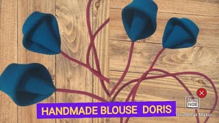 How to make Doris in telugu How to Make Beautyful Dori for Blouse [upl. by Esyli887]