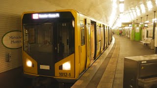 UBahn Berlin UBahnhof Märkisches Museum U2 [upl. by Yramesor]