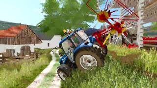 Farming in southeast Slovenia 2017  Ft UTH17 map video [upl. by Assej704]