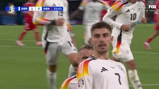 Kai Havertz Goal Germany Vs Denmark 10 UEFA Euro 2024 Extended Highlights [upl. by Trebled]