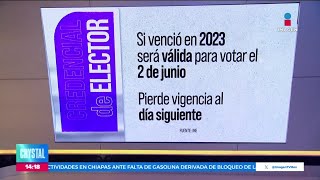 Elecciones 2024 Podrás votar con tu credencial del 2023  Noticias con Crystal Mendivil [upl. by Prunella]