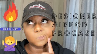 Designer AirPod pro case reviewunboxing [upl. by Neras]