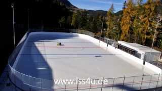 ISS ICERACK®  Mobile Olympic Size IIHF Ice Hockey Rink  Installation Timelaps [upl. by Ahsiekar]