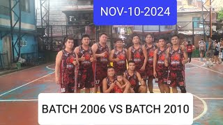 CARMEL L FERENAL BATCH 2010 VS BATCH 2006 LIVE BASKETBALL BRGY 119 TRULY COURT TUNDO MANILA [upl. by Adran]