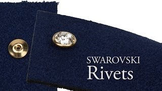 Artbeads Quick Tutorial  Swarovski Rivets with Nick Regine [upl. by Ennis]