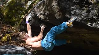 Rumney Bouldering quotChoss is Realityquot V8 [upl. by Ignatius]