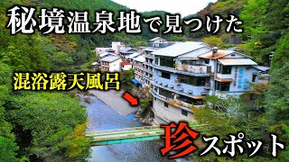 【本当は教えたくない】関西の秘境温泉を徹底散策して丸見え混浴風呂に入浴♨️ [upl. by Amliw]