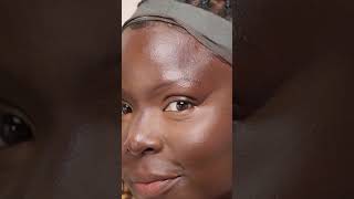 Medium Blue Gray Color Contact Lenses on Dark Brown Eyes  Easy Makeup Tutorial on Deep Skin Tone [upl. by Ahsyekat]