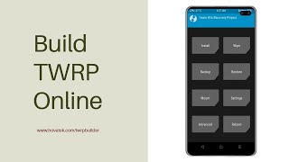 How to build TWRP recovery for Android 714  Online Free [upl. by Bowles468]