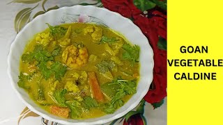 Goan Vegetable Caldine Recipe  Easy Vegetable Caldine Recipe  Vegetable Caldine [upl. by Anasor]