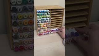 ORGANIZE my MARKERS with me 🔥 organizewithme satisfying arttok youngartist asmr smallartist [upl. by Toombs]