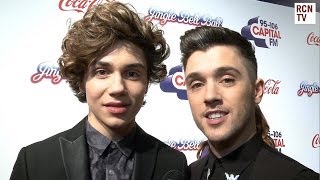 Capital Jingle Bell Ball 2013 Interviews [upl. by Emmalynne815]