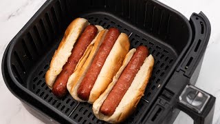 Air Fryer Hot Dogs with Time amp Temp [upl. by Taka]