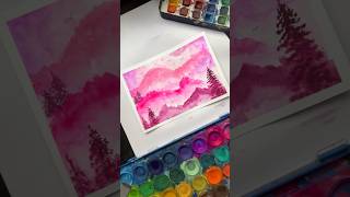 Easy watercolor painting ytshorts watercolorpainting [upl. by Rutherfurd]