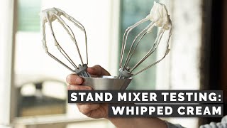 Stand Mixer Testing Whipped Cream [upl. by Shulins]